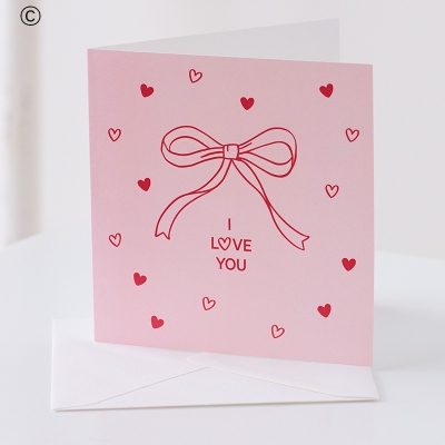 I LOVE YOU GREETING CARD