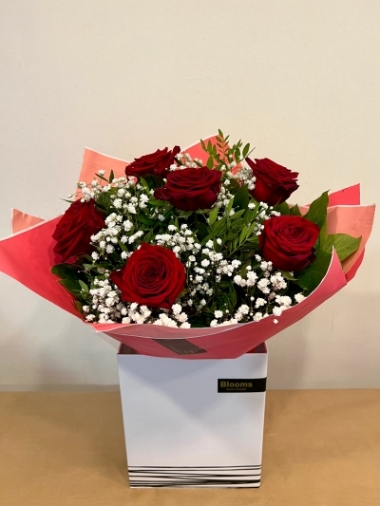 6 Red Roses