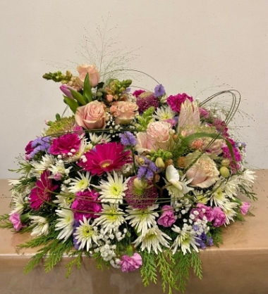 Funeral Wreath Pastel